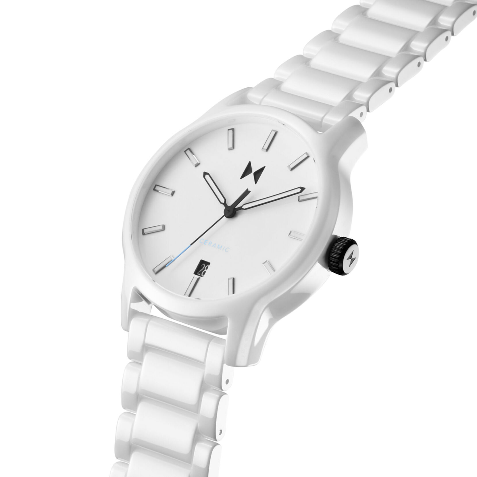 Classic II Ceramic Gloss White | 44MM