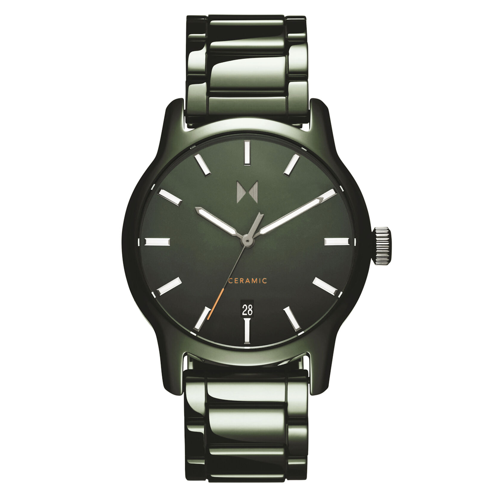 Classic II Ceramic Gloss Green | 44MM